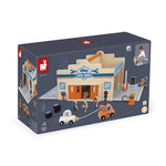 Janod Crossroads My First Garage - 15 Wooden Accessories
