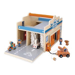 Janod Crossroads My First Garage - 15 Wooden Accessories