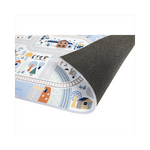 Janod Crossroads Play Mat - 47-Inch Non-Slip Valley Road