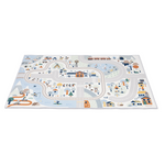 Janod Crossroads Play Mat - 47-Inch Non-Slip Valley Road