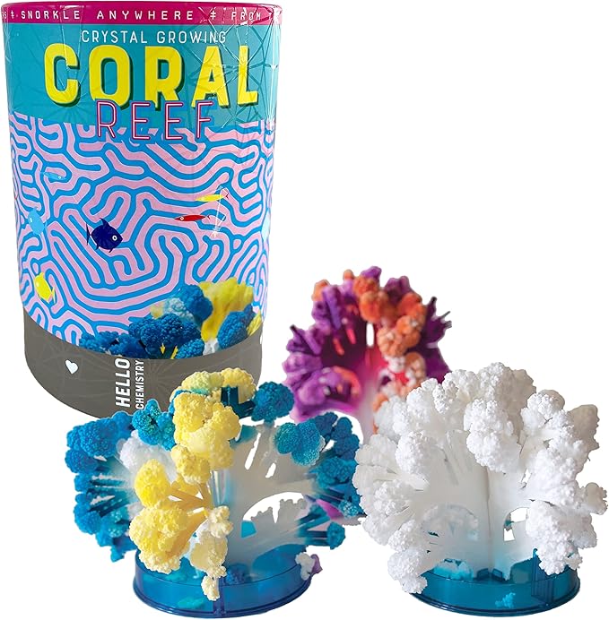 Crystal Growing Coral Reef