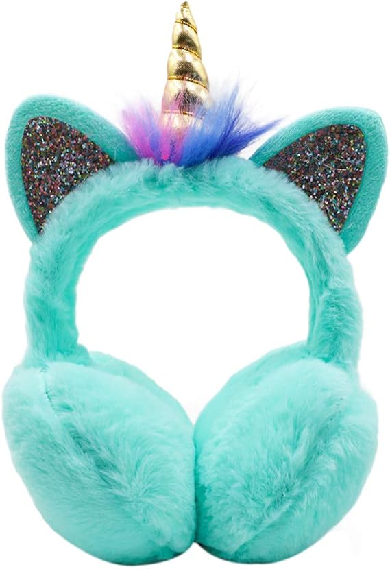 Cute Rainbow Unicorn Earmuffs