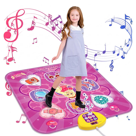 Rhythm Step Play Mat - Dance Game Toy Pad with 5 Game Modes