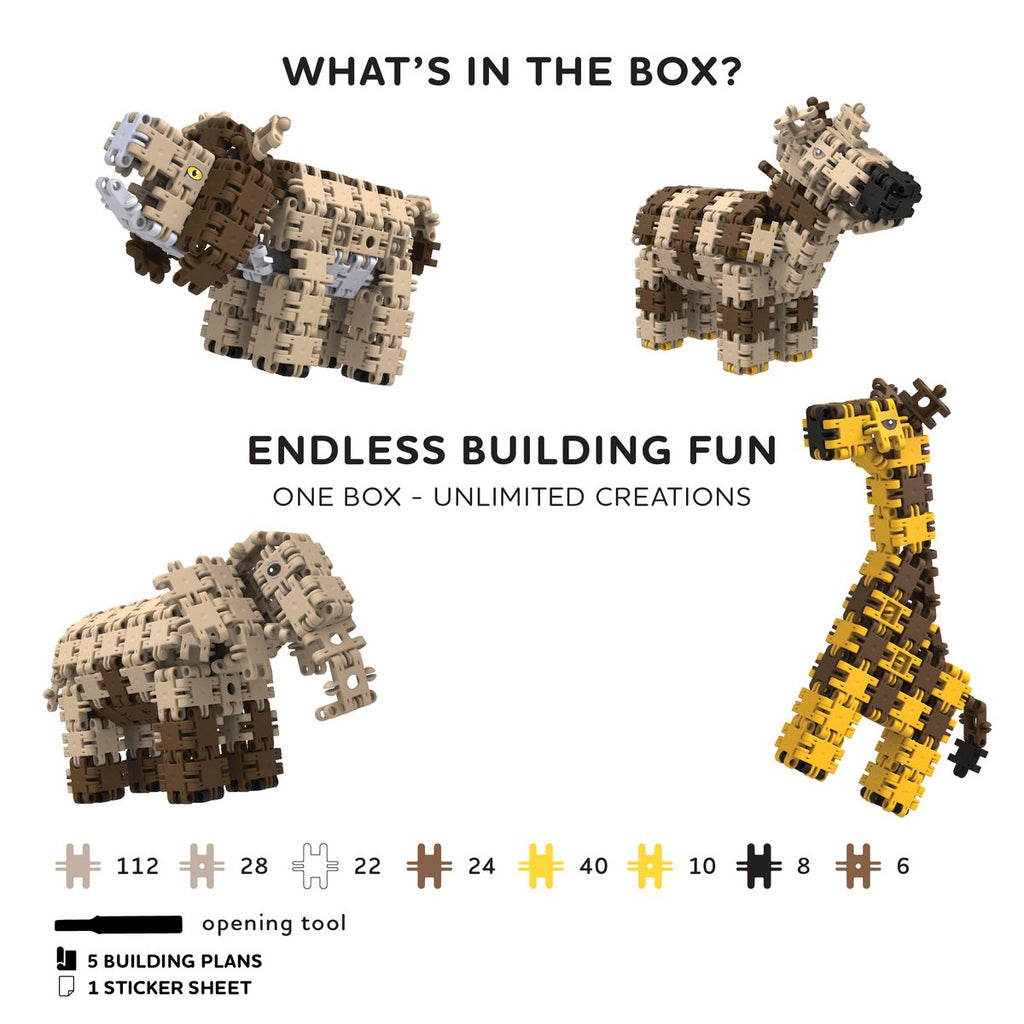 Nano Clics Wildlife 250pc Growl - Wild Animal Builds