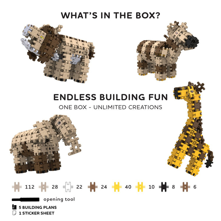 Nano Clics Wildlife 250pc Growl - Wild Animal Builds