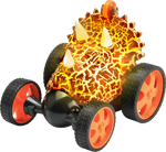 Dino Cars - LED Dinosaur RC Stunt Car with 360° Rolling Action