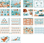 Janod Dinos Busy Activity Book - 22 Pages and 149 Pieces