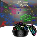 Dinosaur Night Light & Projection Lamp (2-in-1)