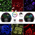 Dinosaur Night Light & Projection Lamp (2-in-1)