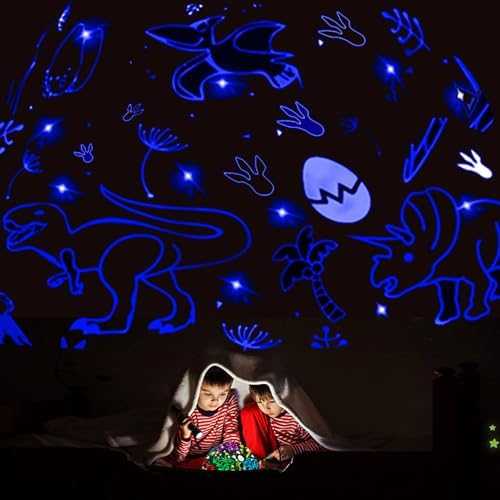 Dinosaur Night Light & Projection Lamp (2-in-1)
