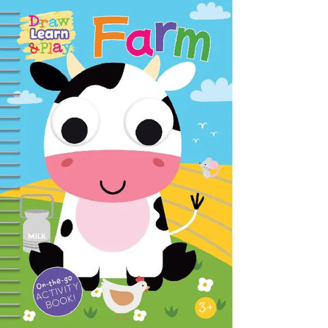 Buddy & Barney Draw Learn Play Farm - Wipe-Clean Activity