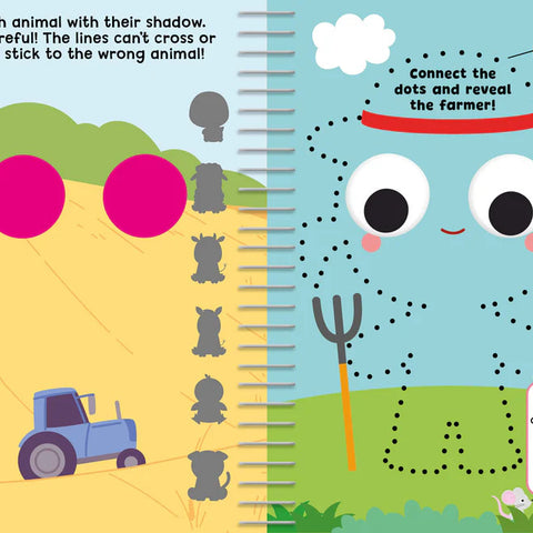 Buddy & Barney Draw Learn Play Farm - Wipe-Clean Activity