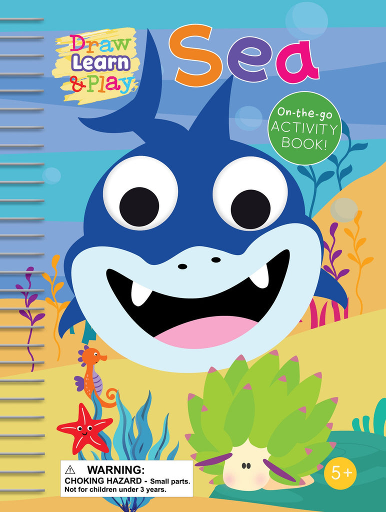 Buddy & Barney Draw Learn Play Sea - Wipe-Clean Fun Book