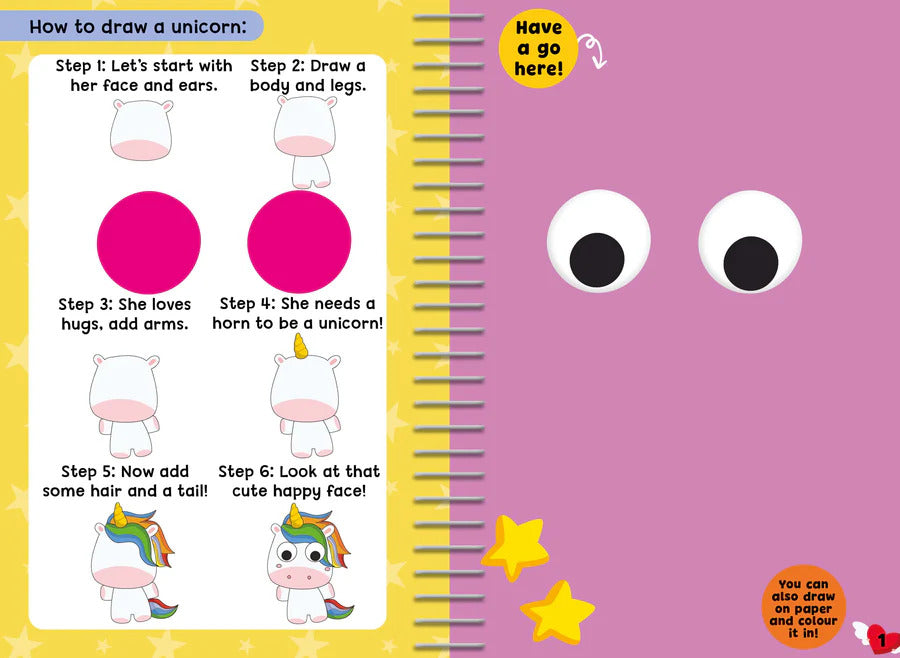 Buddy & Barney Draw Learn Play Unicorn - Wipe-Clean Fun