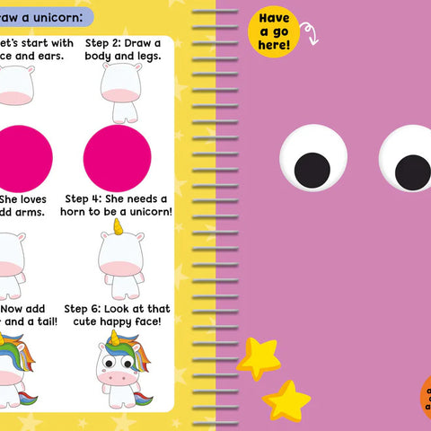 Buddy & Barney Draw Learn Play Unicorn - Wipe-Clean Fun