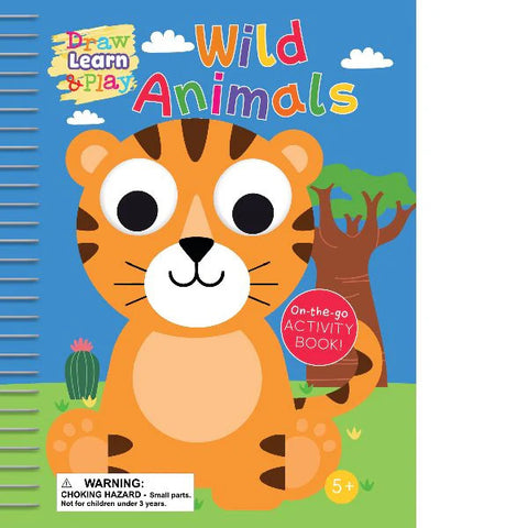 Buddy & Barney Draw Learn Play Wild Animals - Reusable Fun