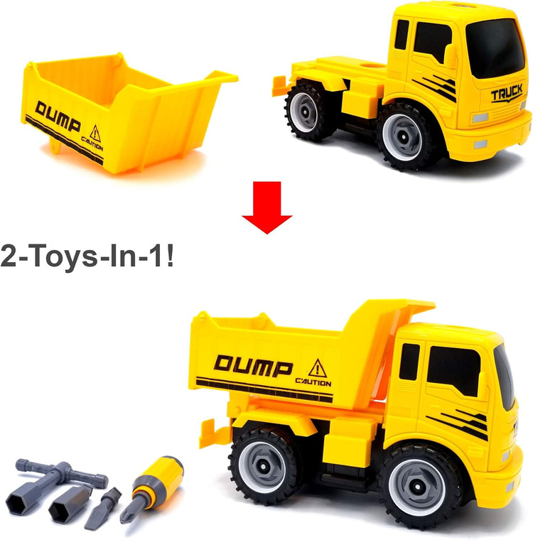 Construct A Truck Dump - Take-Apart Build & Drive Toy