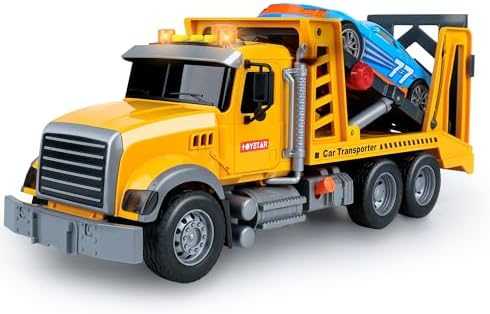 Dwi Dowellin Friction 15" Large Tow Truck with Lights & Sounds