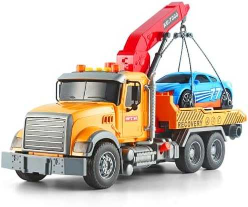 Dwi Dowellin Friction 15" Large Tow Truck with Lights & Sounds