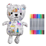 Color-In Fairy Tale Bear Plush - Washable Pens - eatsleepdoodle