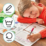 Coloring Woodland Placemat - Animal Nature Notes - eatsleepdoodle