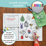 Coloring Woodland Placemat - Animal Nature Notes - eatsleepdoodle