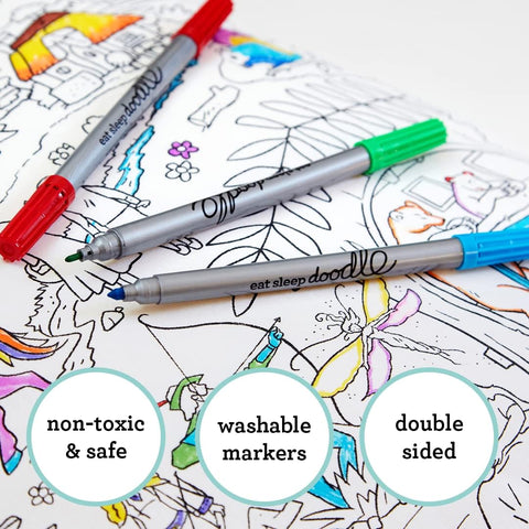 Wash-Out Fabric Pens - 10 Classic Double-Ended - eatsleepdoodle