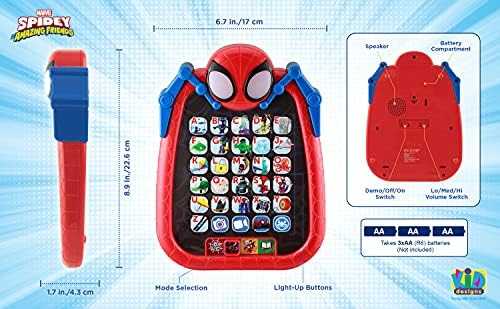 eKids Spidey and His Amazing Friends Educational Kids Tablet