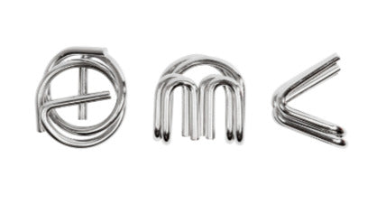 E=mc2 Metal Puzzles - Separate Einstein’s Equation Pieces