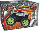 Exploding Monster Truck with Lights & Crash Sounds