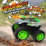 Exploding Monster Truck with Lights & Crash Sounds