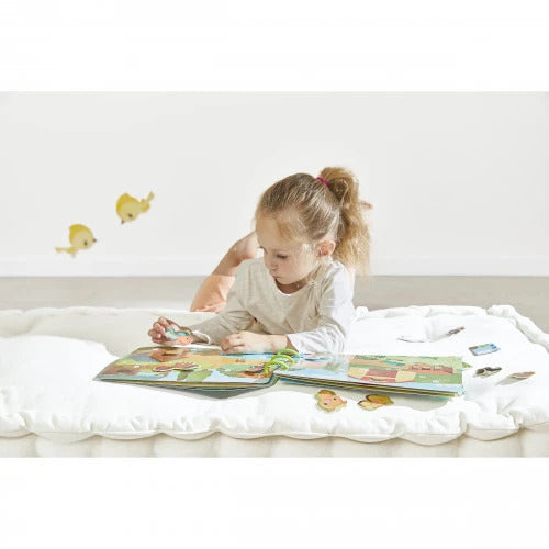 Janod Farm Busy Activity Book - 20 Pages of Fun Activities