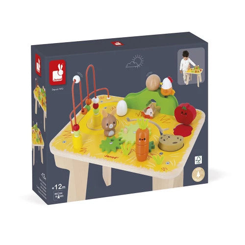 Janod Farm Sheep Station - Multi-Activity Wooden Learning Toy