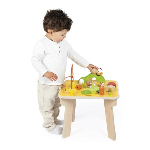 Janod Farm Sheep Station - Multi-Activity Wooden Learning Toy