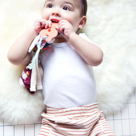 LILLIPUTIENS Farm Sensory Keyring - Colors, Sounds & Textures