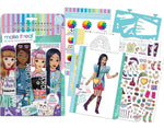 Fashion Design Sketchbook - 180 Stickers & Stencils