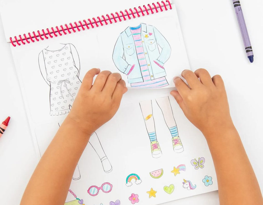 Fashion Parade - 160 Stickers to Colour In