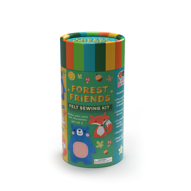 Forest Felt Sewing Kit - Safe Starter Craft by Buddy & Barney
