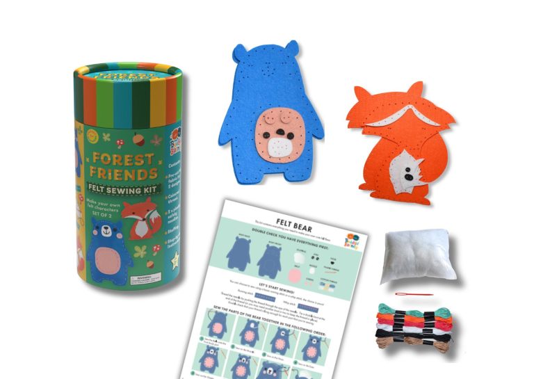Forest Felt Sewing Kit - Safe Starter Craft by Buddy & Barney