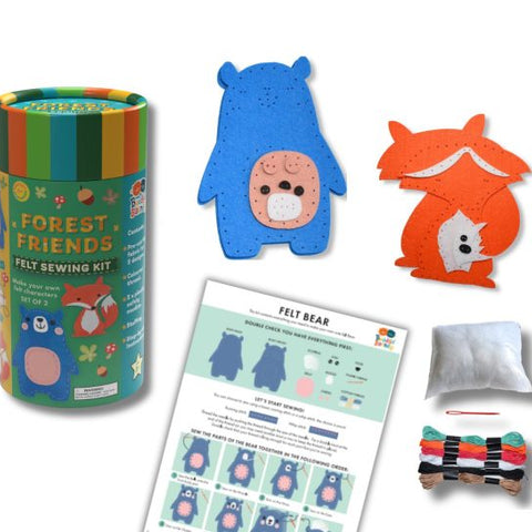 Forest Felt Sewing Kit - Safe Starter Craft by Buddy & Barney