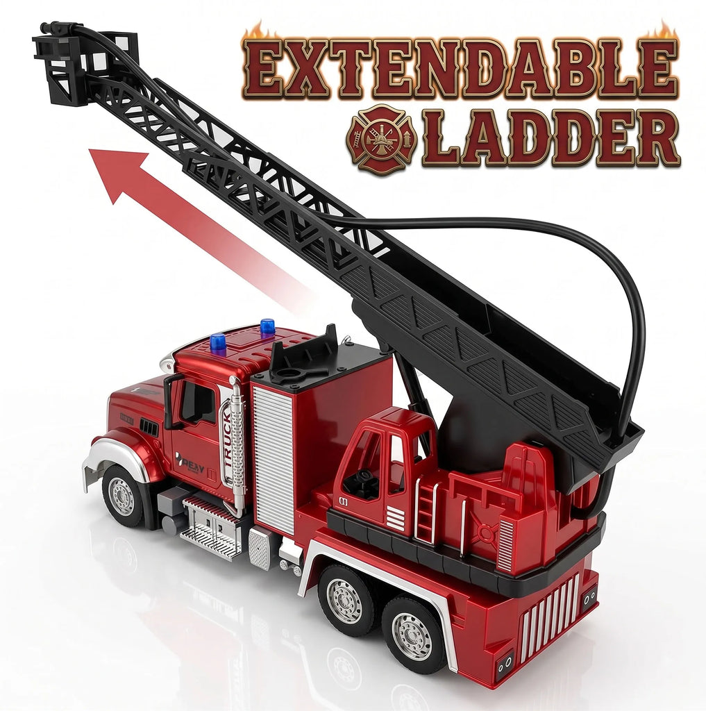 Hydroblaze RC Firetruck - Remote Rescue and Spray Action