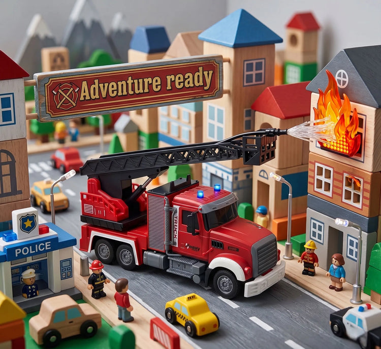 Hydroblaze RC Firetruck - Remote Rescue and Spray Action