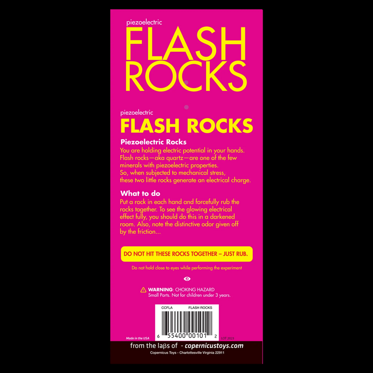 Flash Rocks - Real Piezoelectric Rocks That Spark