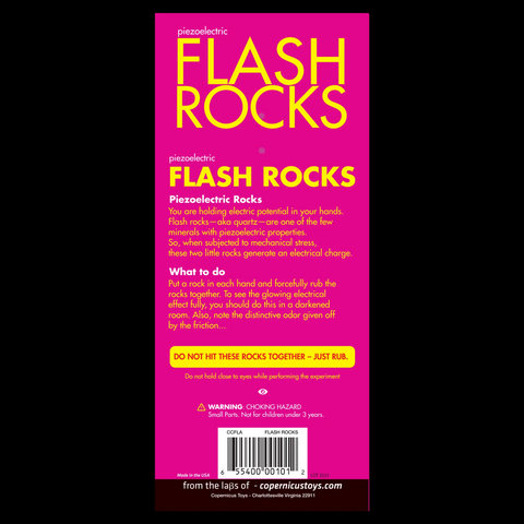 Flash Rocks - Real Piezoelectric Rocks That Spark
