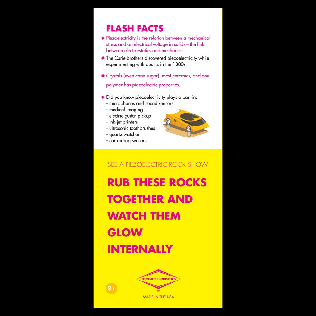 Flash Rocks - Real Piezoelectric Rocks That Spark