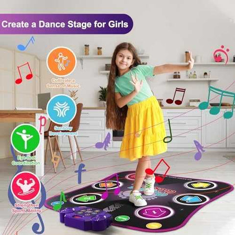 6-Button Flooyes Light-up Dance Mat