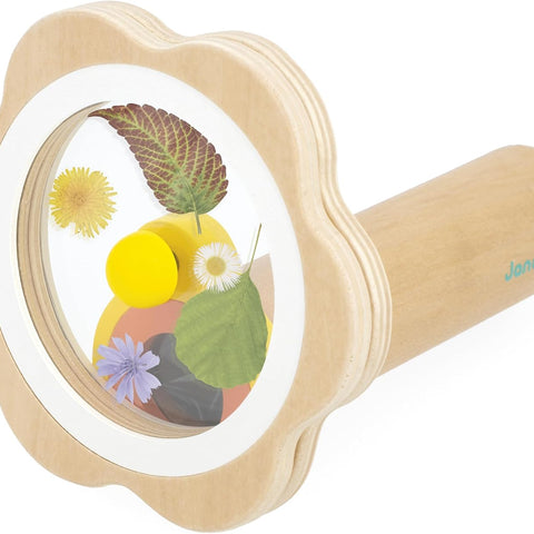Janod Flower Kaleidoscope - Wooden Nature Pattern Maker