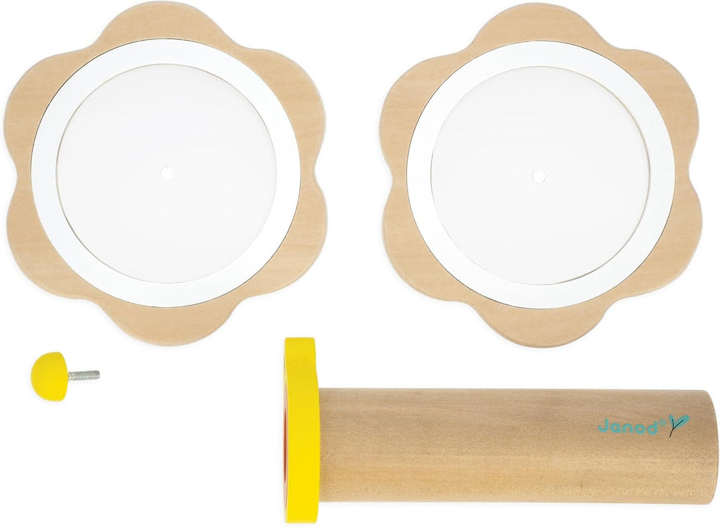 Janod Flower Kaleidoscope - Wooden Nature Pattern Maker