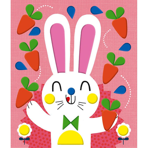 Janod Foam Stickers Little Friends - 5 Boards, 200 Pieces