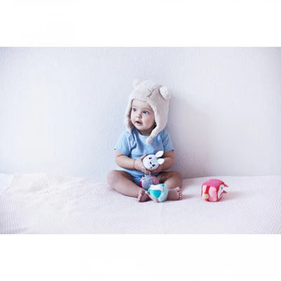 LILLIPUTIENS Forest Soft Shapes - 4 Toys with Mirror & Rattle